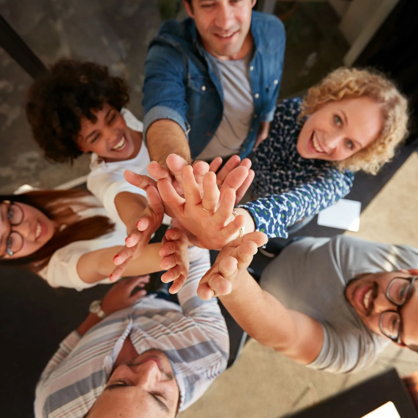 Team celebrating success